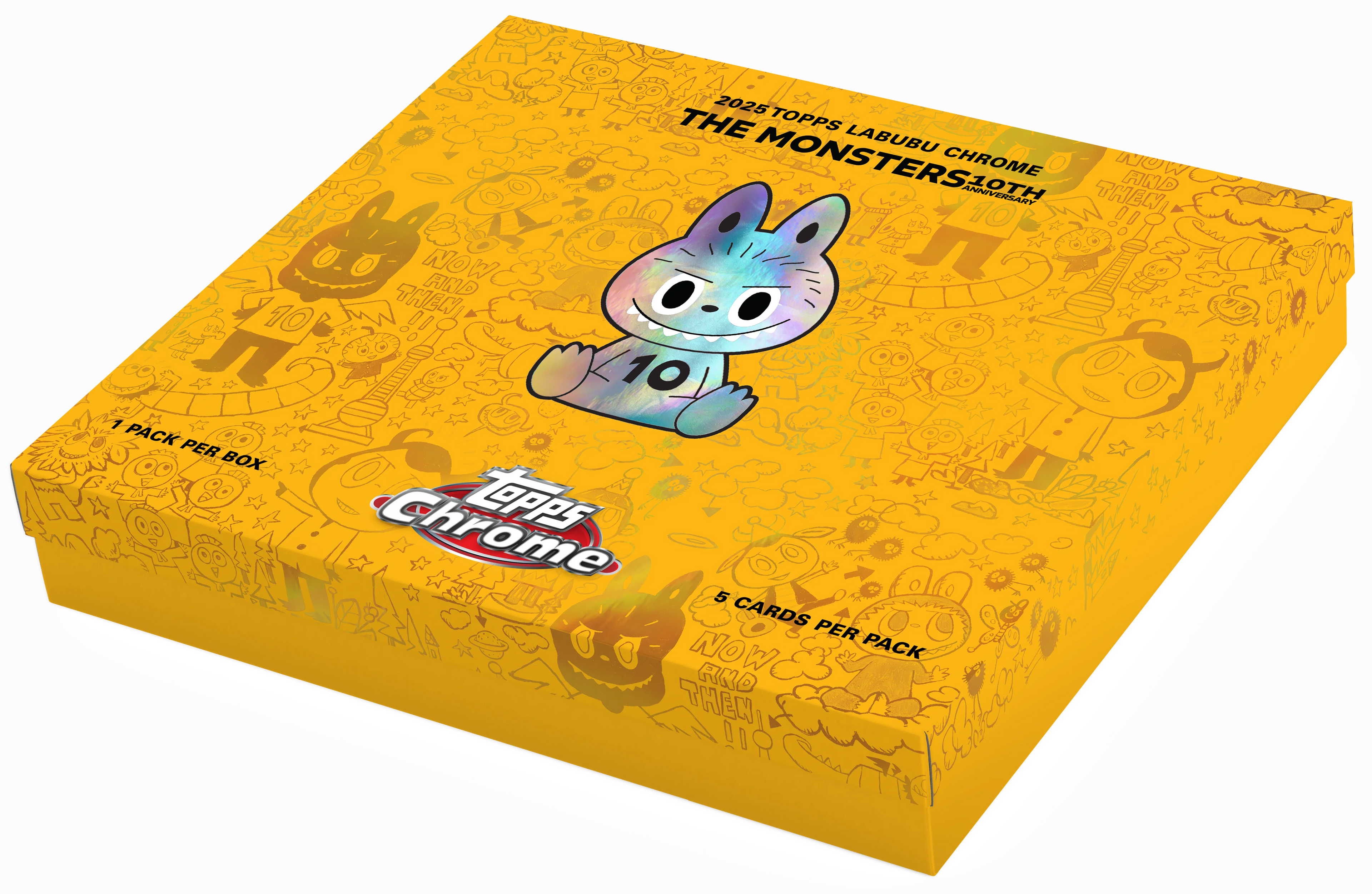 2025 Topps Labubu Chrome® 10th Anniversary - Hobby Box