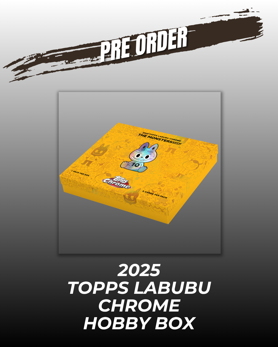 2025 Topps Labubu Chrome® 10th Anniversary - Hobby Box
